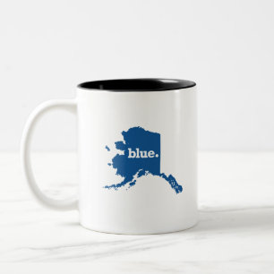 ALASKA BLauer STAAT Zweifarbige Tasse