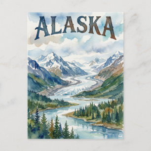Alaska-Blick Postkarte