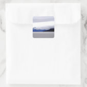 Alaska Blues Quadratischer Aufkleber (Tasche)