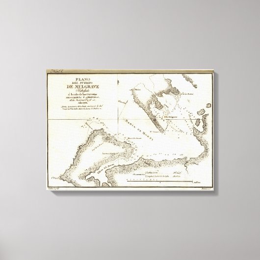 Alaska Book Map Leinwanddruck (Vorderseite)