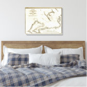 Alaska Book Map Leinwanddruck (Insitu (Schlafzimmer))