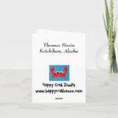 Alaska-Boots-Karten-Thomas-Becken Karte (Rückseite)