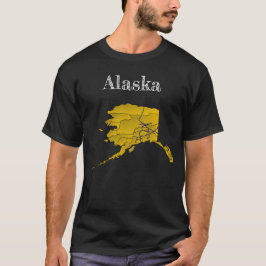 Alaska Boroughs & Major Road T-Shirt