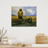 Alaska Brown Bear Poster (Küche)