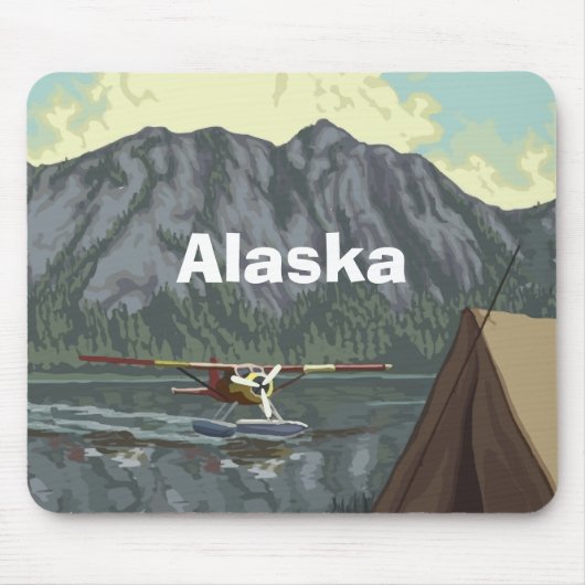 Alaska Bush Flugzeug Souvenirs Mousepad (Vorne)
