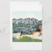 Alaska Bush Flugzeug und Angelreisen Briefpapier (Vorne/Hinten)