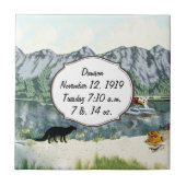 Alaska Bush Flugzeug und Angelreisen Fliese (Vorderseite)