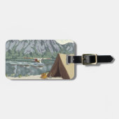 Alaska Bush Flugzeug und Angelreisen Gepäckanhänger (Vorderseite horizontal)