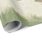 Alaska Bush Flugzeug und Angelreisen Geschenkpapier (Rolleneckpunkt)