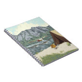 Alaska Bush Flugzeug und Angelreisen Notizblock (Rechte Seite)