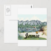 Alaska Bush Flugzeug und Angelreisen Postkarte (Vorne/Hinten)