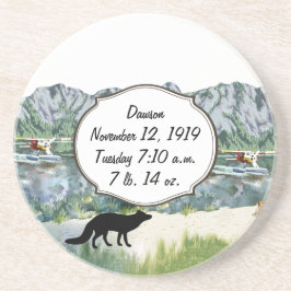 Alaska Bush Flugzeug und Angelreisen Untersetzer