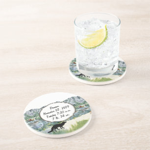 Alaska Bush Flugzeug und Angelreisen Untersetzer