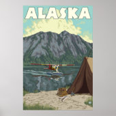 Alaska - Bush Flugzeug und Fischerei Poster (Vorne)