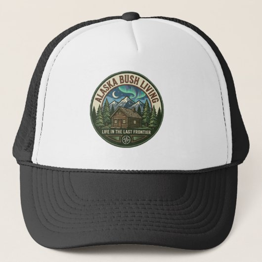 Alaska Bush Living Baseball Cap Truckerkappe (Vorderseite)