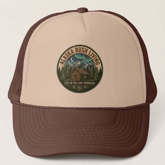 Alaska Bush Living Baseball Cap Truckerkappe (Vorderseite)