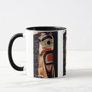 Alaska Carved Wood Totem Pole Foto Tasse