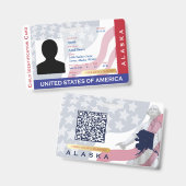 ALASKA - Child ID Card Ausweis (Vorder- & Rückseite)