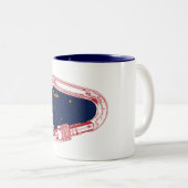 Alaska Climbing Carabiner Zweifarbige Tasse (VorderseiteRechts)