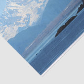 Alaska Coast Mountains Ocean Foto Seidenpapier (Ausschnitt)