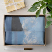 Alaska Coast Mountains Ocean Foto Seidenpapier (Geschenk)