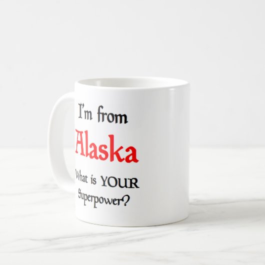 alaska coffee mug kaffeetasse (Vorderseite Links)