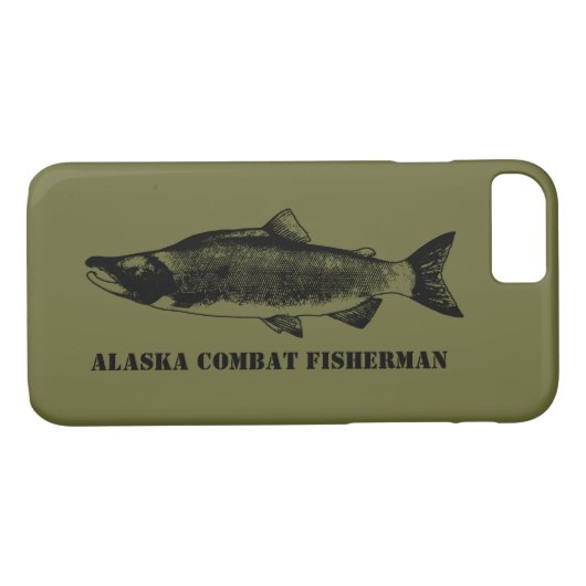Alaska Combat Fischer Case-Mate iPhone Hülle (Rückseite (Horizontal))