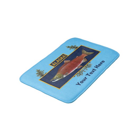 Alaska Combat Fisherman Abzeichen Badematte (Schrägansicht)