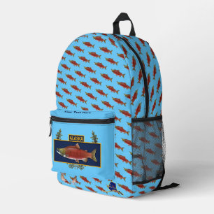 Alaska Combat Fisherman Abzeichen Bedruckter Rucksack