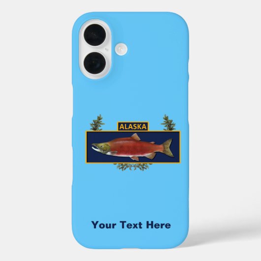 Alaska Combat Fisherman Abzeichen Case-Mate iPhone Hülle (Rückseite)