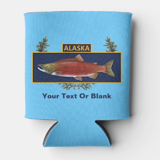 Alaska Combat Fisherman Abzeichen Dosenkühler (Vorderseite)