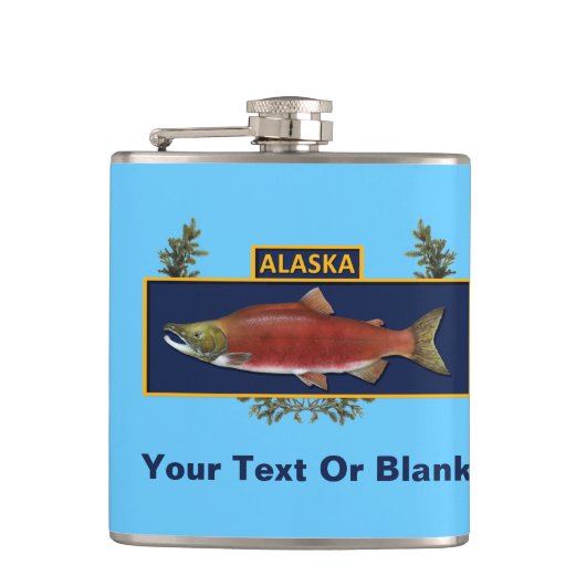 Alaska Combat Fisherman Abzeichen Flachmann (Vorderseite)
