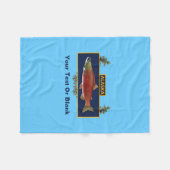 Alaska Combat Fisherman Abzeichen Fleecedecke (Vorderseite (Horizontal))