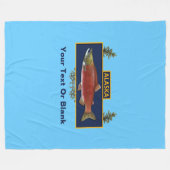 Alaska Combat Fisherman Abzeichen Fleecedecke (Vorderseite (Horizontal))