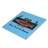 Alaska Combat Fisherman Abzeichen Fliese (Seite)