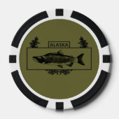 Alaska Combat Fisherman Abzeichen - gedämpft Pokerchips (Vorderseite)
