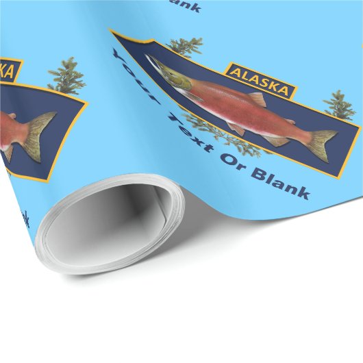 Alaska Combat Fisherman Abzeichen Geschenkpapier (Rolleneckpunkt)