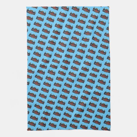 Alaska Combat Fisherman Abzeichen Geschirrtuch (Vertikal)