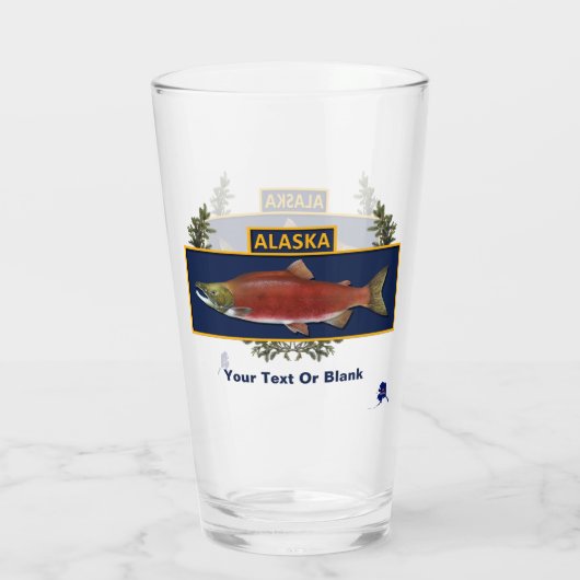 Alaska Combat Fisherman Abzeichen Glas (Rückseite)