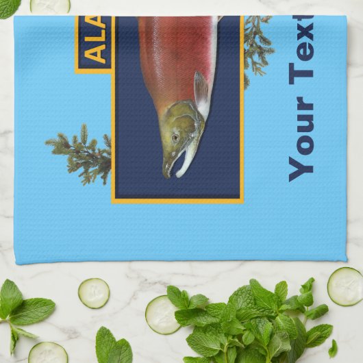 Alaska Combat Fisherman Abzeichen Handtuch (Gefaltet)