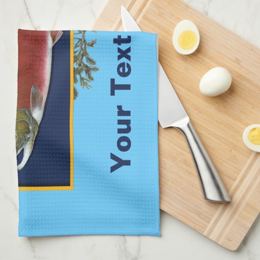 Alaska Combat Fisherman Abzeichen Handtuch (Viertel Falte)