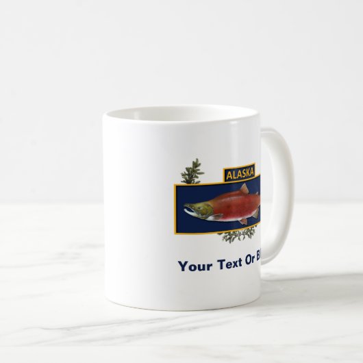Alaska Combat Fisherman Abzeichen Kaffeetasse (VorderseiteRechts)