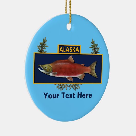 Alaska Combat Fisherman Abzeichen Keramikornament (Rechts)