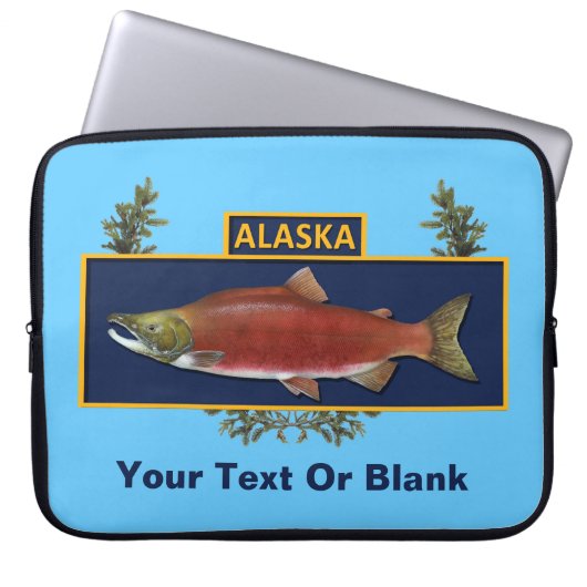 Alaska Combat Fisherman Abzeichen Laptopschutzhülle (Vorderseite)