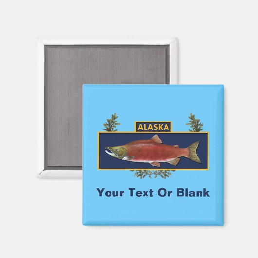 Alaska Combat Fisherman Abzeichen Magnet (Vorderseite/Rückseite)