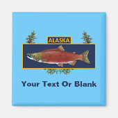 Alaska Combat Fisherman Abzeichen Magnet (Vorne)