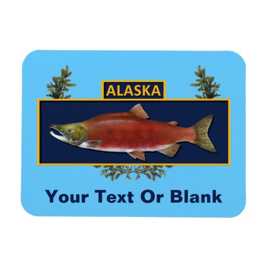 Alaska Combat Fisherman Abzeichen Magnet (Horizontal)