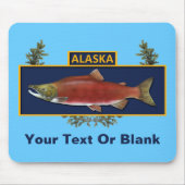 Alaska Combat Fisherman Abzeichen Mousepad (Vorne)