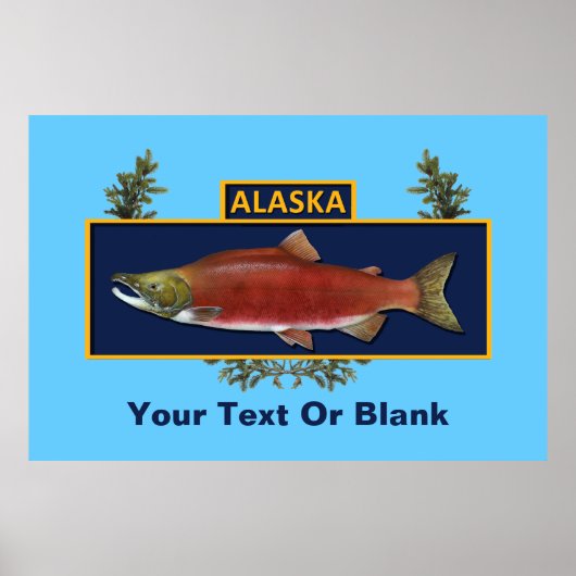 Alaska Combat Fisherman Abzeichen Poster (Vorne)