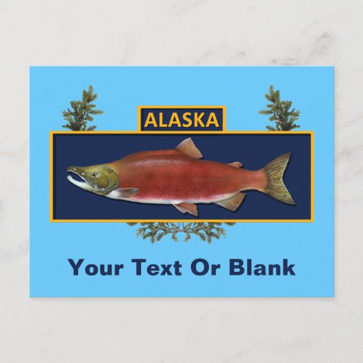 Alaska Combat Fisherman Abzeichen Postkarte (Vorderseite)